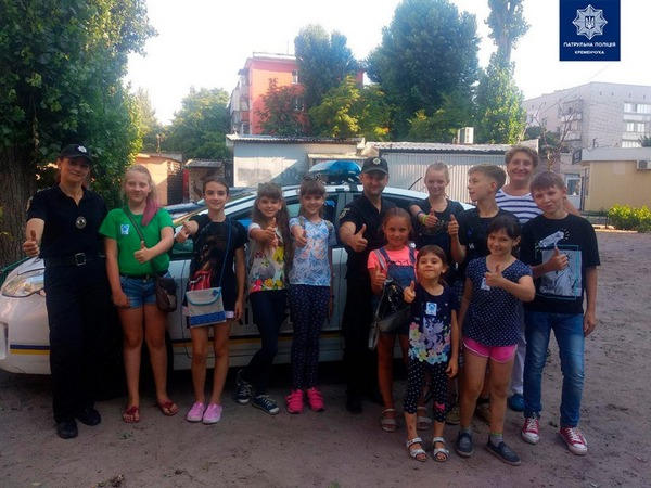 Кременчугская полиция начала собирать детей по дворам для профилактических бесед