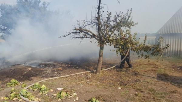 В Кременчугском районе произошел пожар в частном домовладении