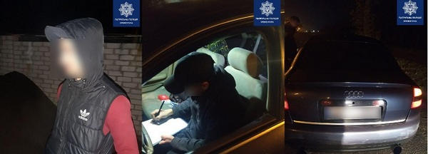 Кременчугская полиция за ночь выявила двух пьяных водителей