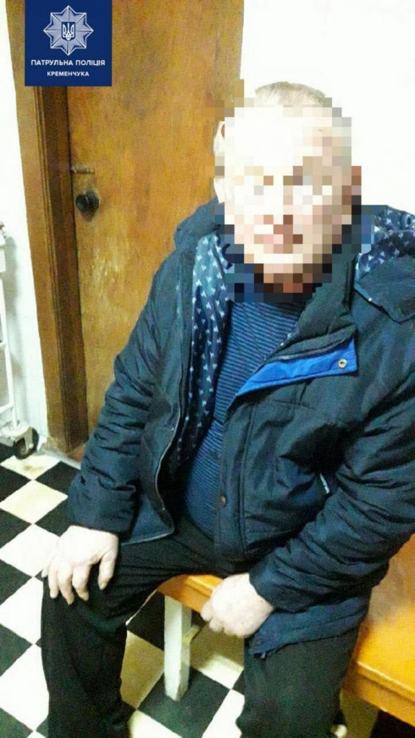 Кременчугская полиция задержала пьяного пенсионера за рулем авто