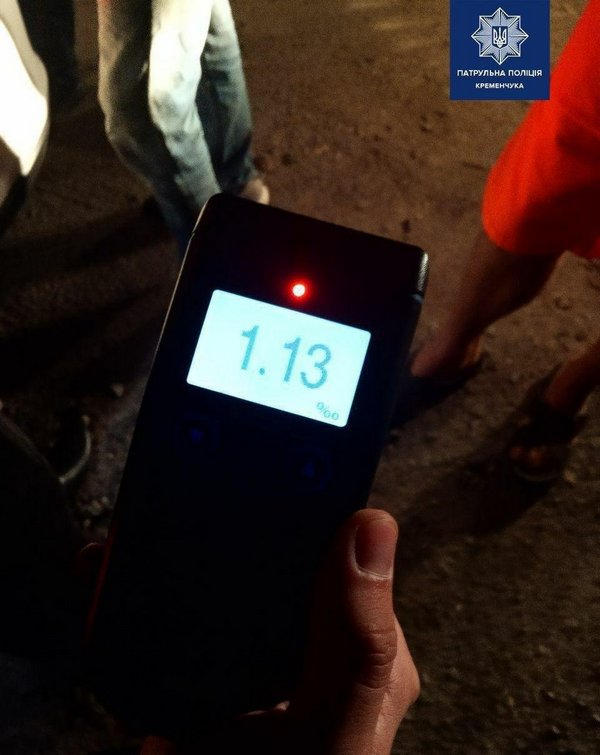 Кременчугская полиция задержала в переулке Изюмова пьяного водителя