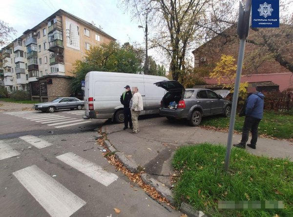 В Кременчуге на перекрестке улиц Мазепы и Горького произошло ДТП