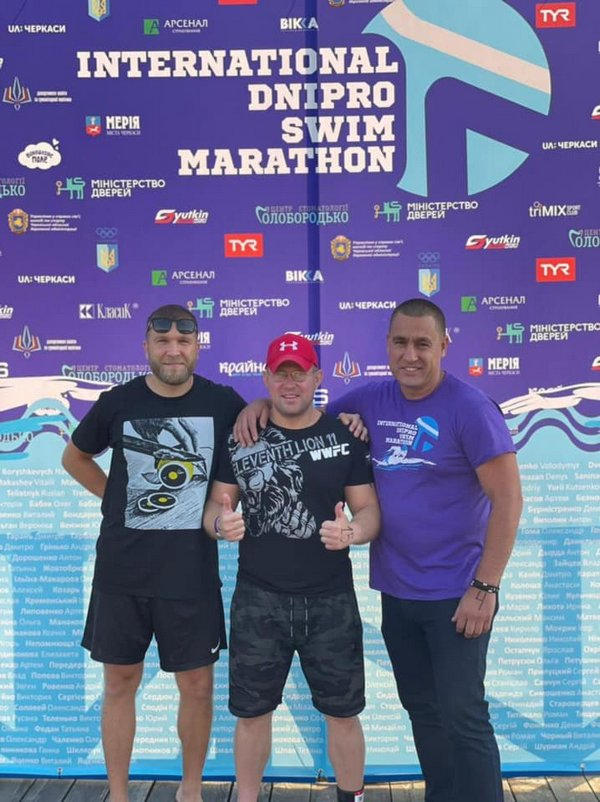 7 кременчужан финишировали на международном заплыве International Dnipro Swim Marathon