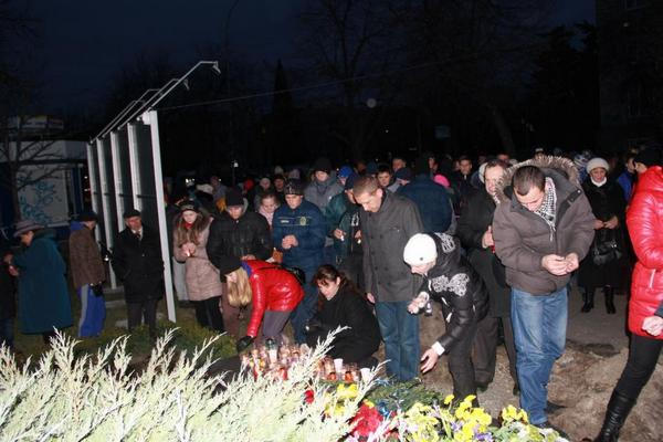 В Кременчуге почтили память невинно убиенных людей