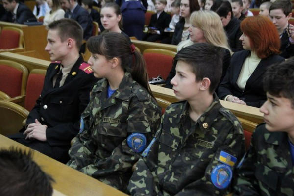 Юным кременчужанам рассказали о войне на Донбассе