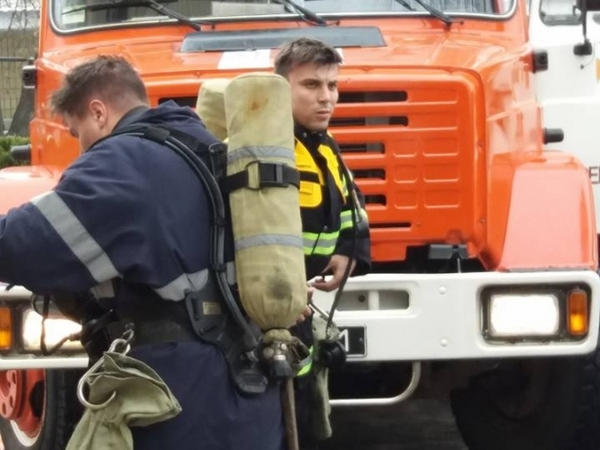 Кременчугские пожарные готовы к пожару в районной больнице
