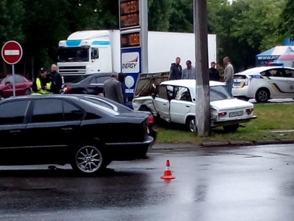 В Кременчуге произошло ДТП по вине водителя-наркомана