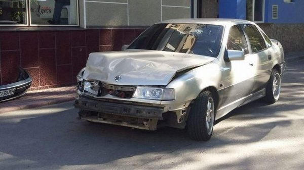 В Кременчуге столкнулись два автомобиля