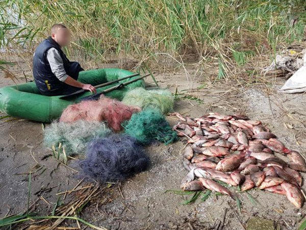 В Кременчугском районе житель Черкасской области наловил рыбы на 10 тысяч гривен