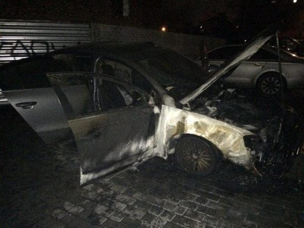 Ночью в Кременчуге горел «Volkswagen Passat»