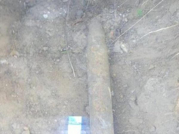 Кременчужанка обнаружила в Крюковском районе артиллерийский снаряд