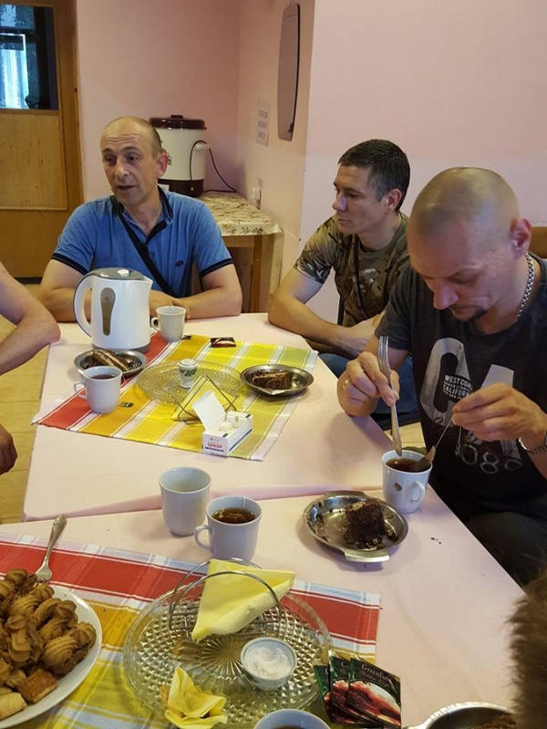 Участники АТО посетили ветеранов в Кременчугском госпитале