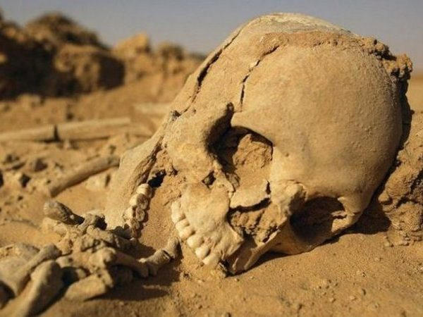 В песке из Кременчуга выявлены человеческие останки