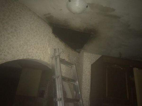 В Кременчугском районе горел дом