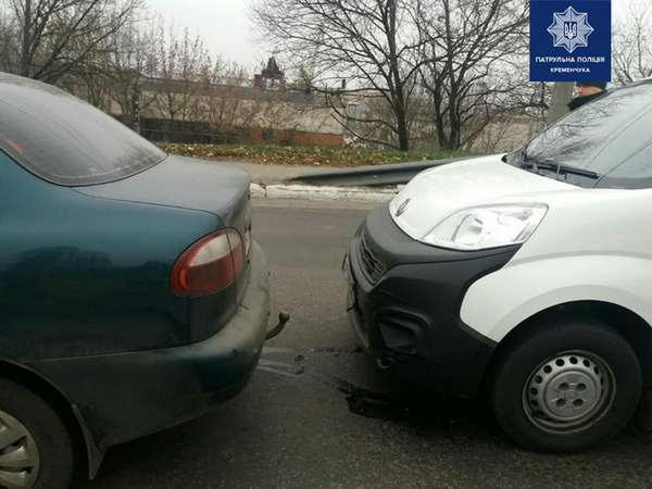 В Кременчуге произошло ДТП при участии четырех авто
