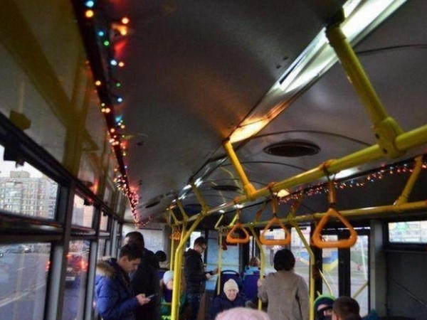 Кременчужан в новогоднюю ночь будут возить на троллейбусах бесплатно