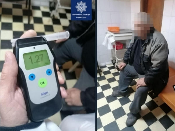 В Кременчуге полиция опять задержала пьяного водителя