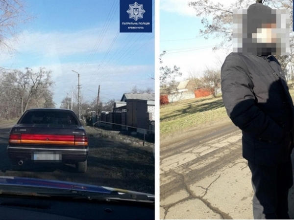 Кременчугские патрульные задержали пьяного водителя