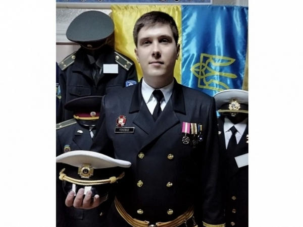 Кременчугский моряк Богдан Головаш получил очередное звание