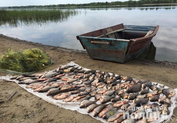 Под Кременчугом полиция задержала браконьера с 17-килограммовым уловом