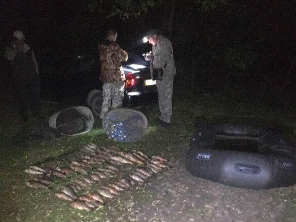 На Кременчугском водохранилище полиция задержала браконьера с уловом на 12 тысяч гривен
