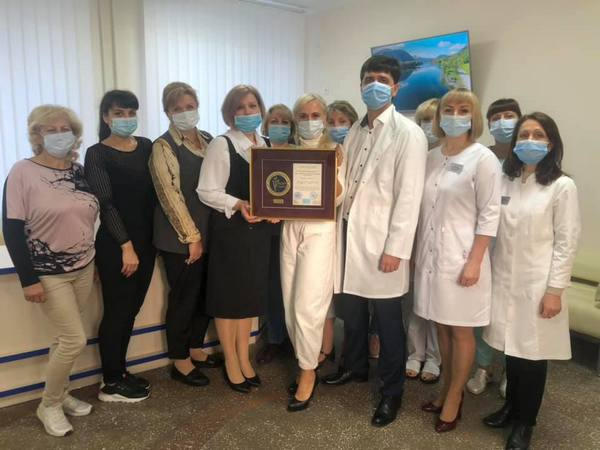 Кременчугский перинатальный центр получил награду национального уровня «Лидер отрасли 20202»