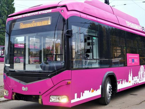 Все 8 кредитных троллейбусов ЕБРР прибыли в Кременчуг