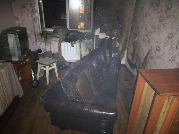 В Кременчуге окурок стал причиной пожара в квартире