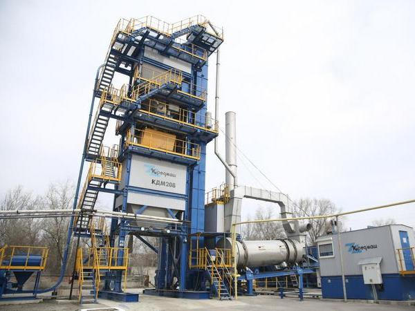 Кременчугский асфальтный завод начал производить асфальтобетонную смесь