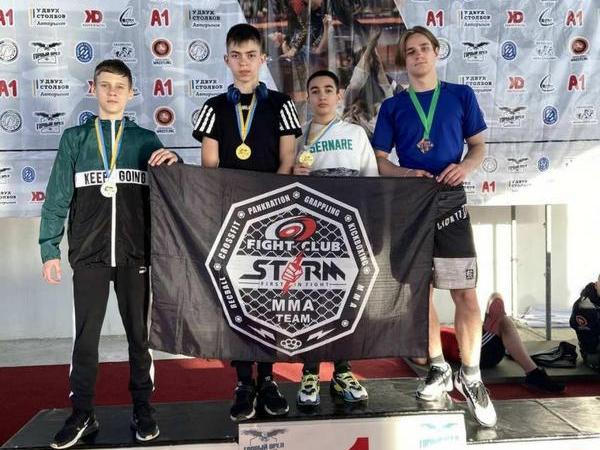 Юные спортсмены из Кременчуга завоевали золото «Детской лиги по грепплингу»