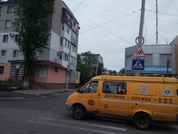 Кременчугские дорожники закончили ремонт на улице Лейтенанта Покладова
