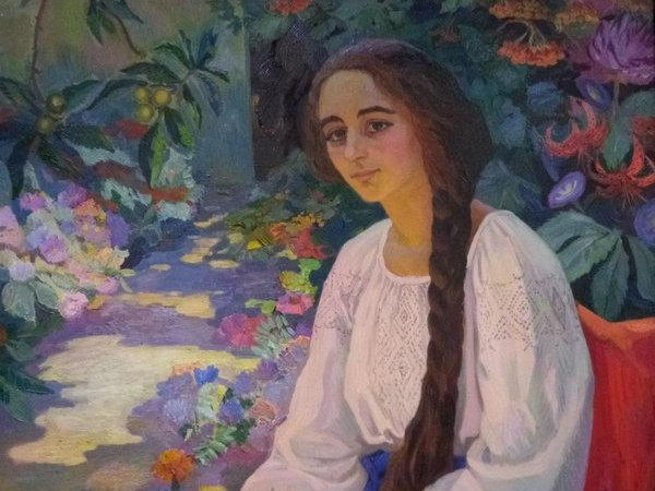 В Кременчуге открылась выставка «Вышиванка в живописи Натальи Юзефович»