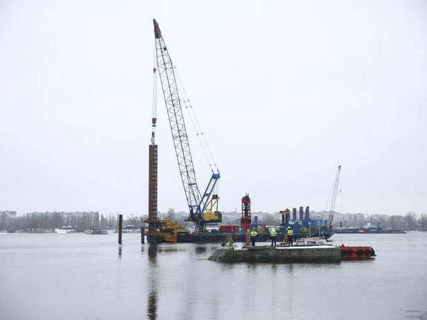 Юрий Шаповалов рассказал о ходе строительства моста через Днепр
