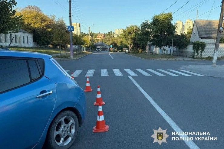 ДТП в Кременчуге: автомобиль сбил пешехода на перекрестке