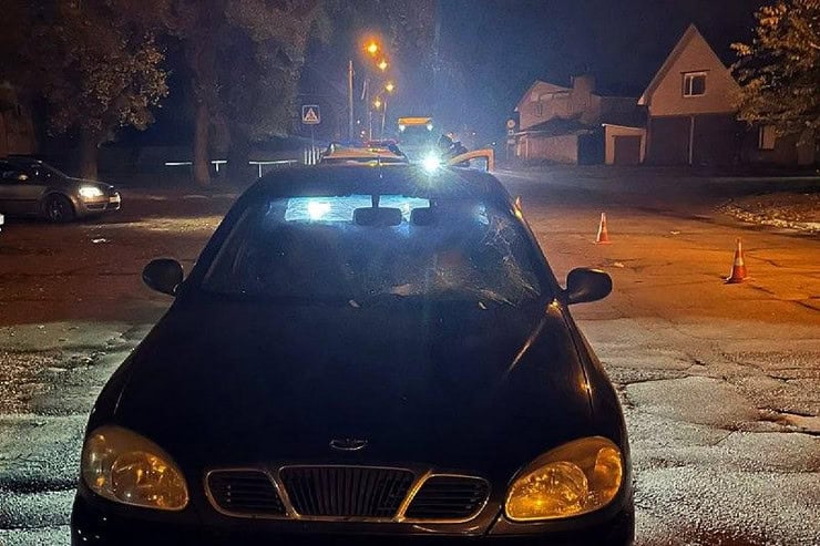 В результате ДТП в Кременчуге пострадал пешеход: мужчина госпитализирован