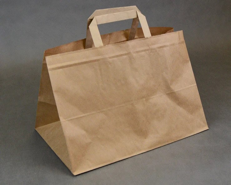 Повторное использование пакета из бумаги