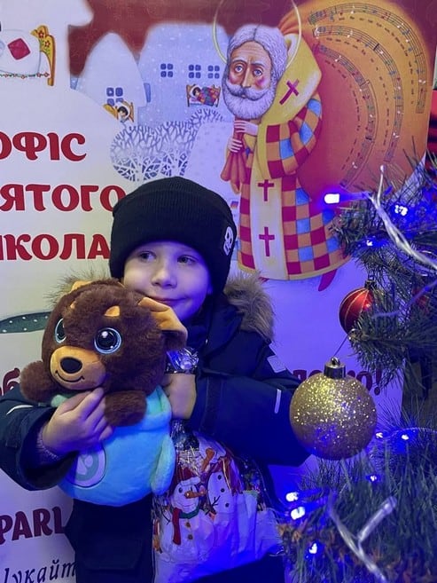 В Кременчуге более 250 детей ВПЛ получили подарки от Святого Николая