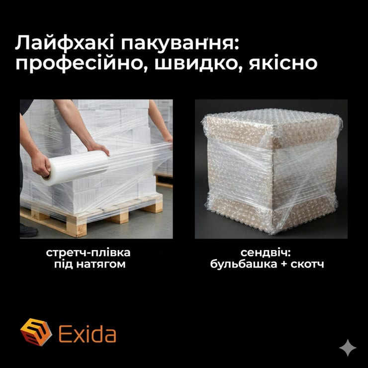 пакування Бульбашка Стрейч