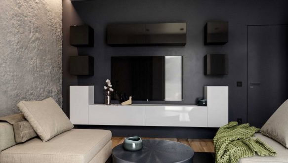 Создание гармоничного пространства в современном зале