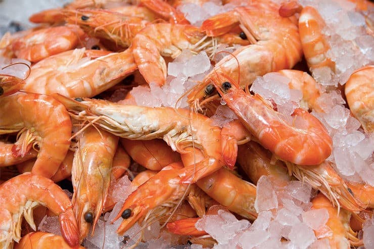 как выбрать креветки