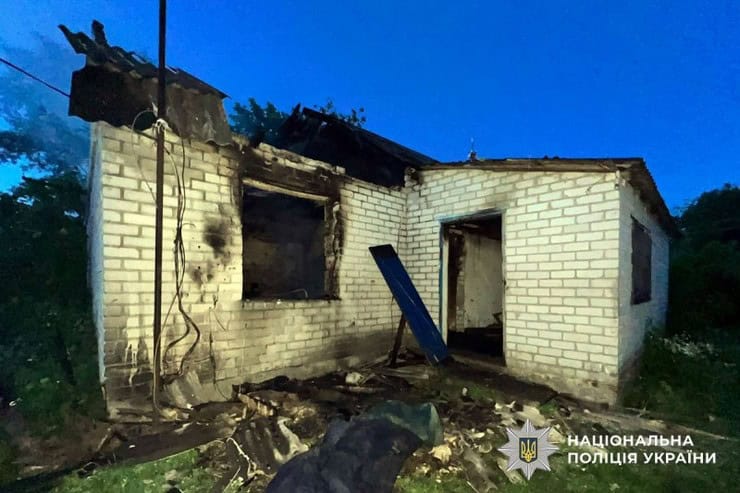 Пожар в Кременчугском районе: в сгоревшем доме обнаружили тело 48-летнего мужчины