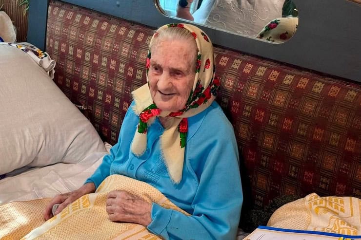 100-летний юбилей отметила жительница Кременчуга Мария Семергей