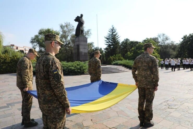 Торжества в Кременчуге по случаю Дня Государственного Флага и Дня Независимости Украины