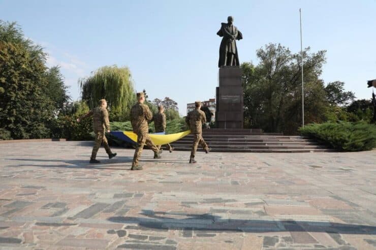 Торжества в Кременчуге по случаю Дня Государственного Флага и Дня Независимости Украины