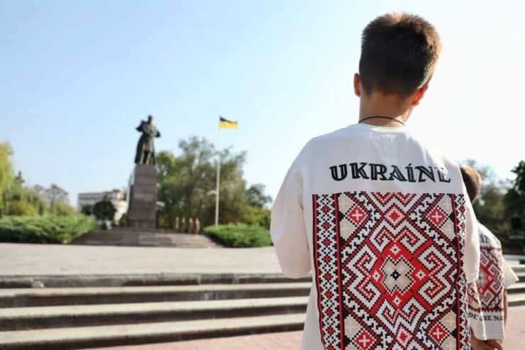 Торжества в Кременчуге по случаю Дня Государственного Флага и Дня Независимости Украины