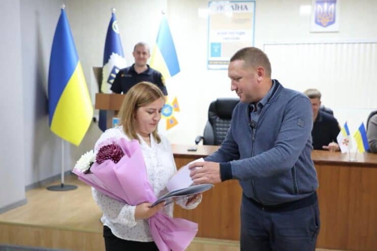 Спасателей Кременчуга поздравили с профессиональным праздником