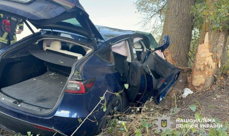 ДТП в Кременчугском районе: автомобиль слетел с дороги и врезался в дерево, пострадали 4 человека