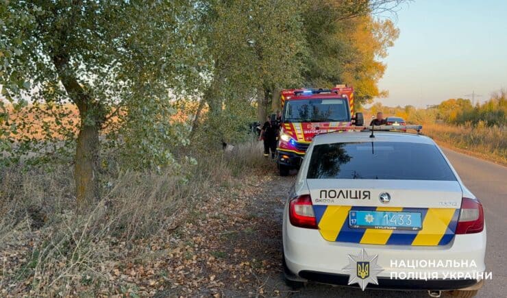ДТП в Кременчугском районе: автомобиль слетел с дороги и врезался в дерево, пострадали 4 человека